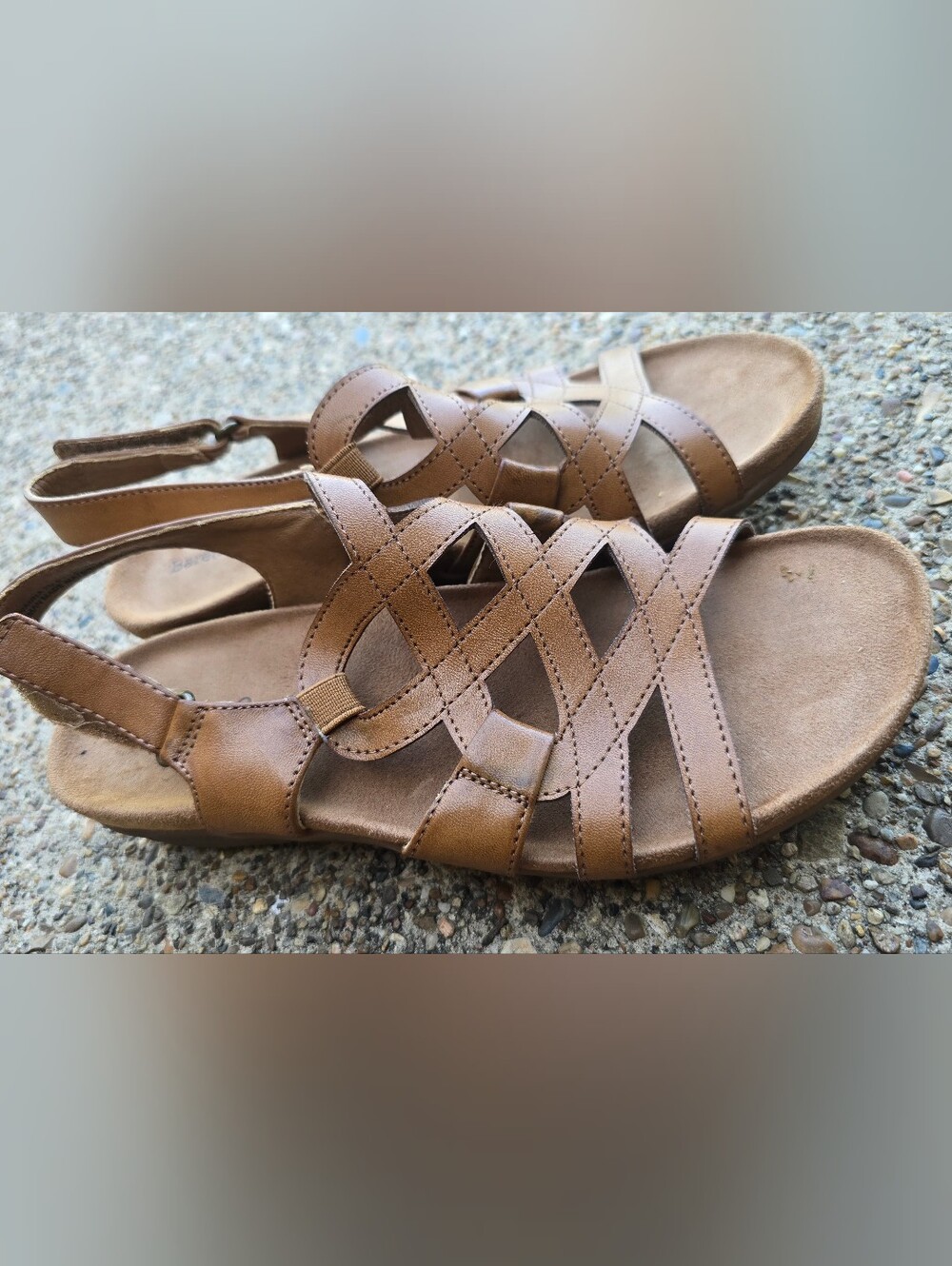 Baretraps Giovanna Brown Comfort Slingback Sandals Women's Size 7 - Picture 9 of 9